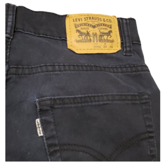 Levi's Levi Strauss & Co. Black Denim Jeans Pants | Women's 16 28 x 28 Pre-owned - Picture 3 of 9